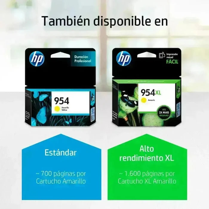 Tinta HP 954XL Amarilla - L0S68AL | OfficeJet Pro 7740 /8210/8710/8720/8740 | 1,600 páginas - Panamá