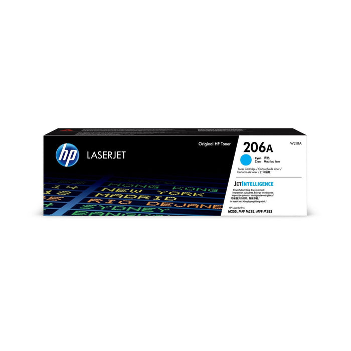 Toner Hp W2111A Cyan - 206A | Para LaserJet Pro M255 / M282 / M283 | 1,250 páginas - Panamá