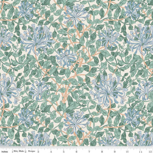 Trailing Honeysuckle (B) by Liberty Fabrics