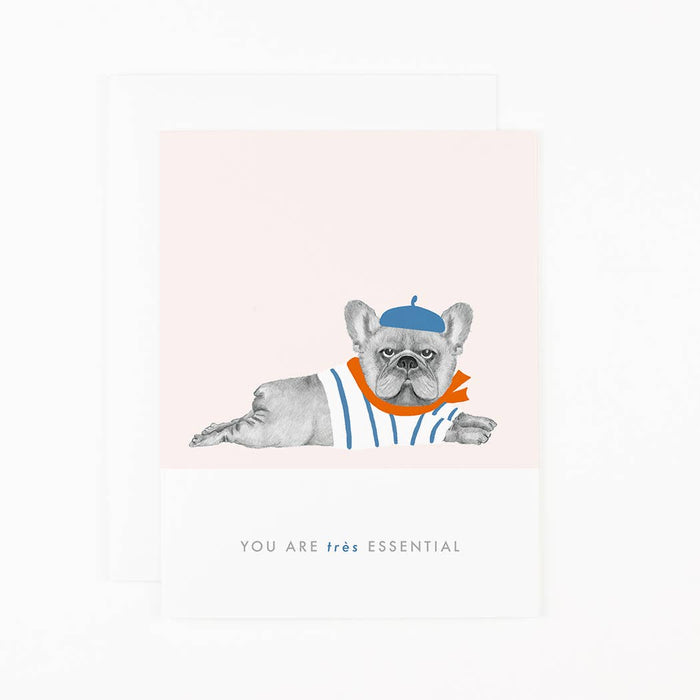 Trés Essential Frenchie card