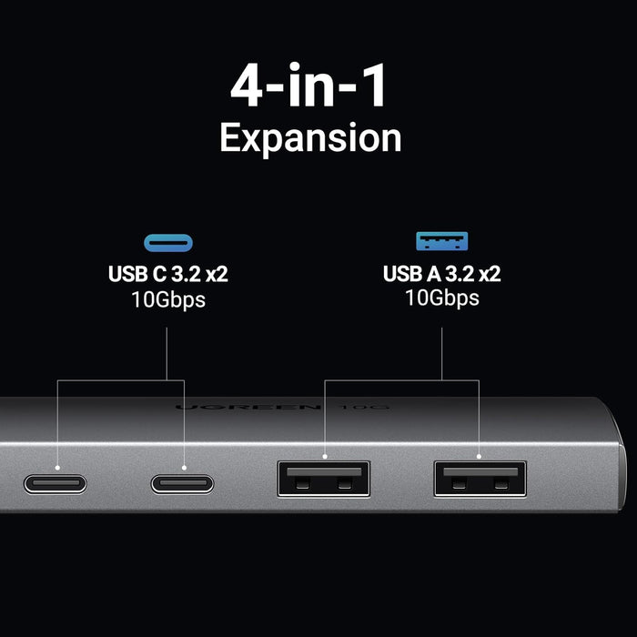 UGREEN 4-Port USB-C 3.2 Hub - Image 2 - Office R Us