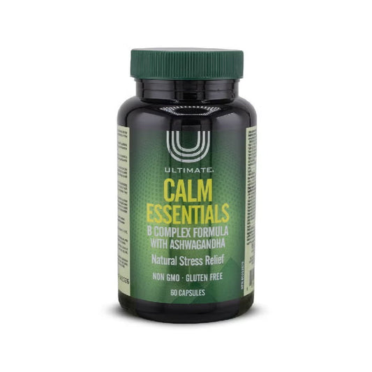 Ultimate Calm Essentials B-Complex with Ashwagandha - 60 Capsules, Supplements