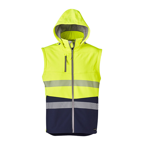 Unisex 2 in 1 Stretch Softshell Taped Jacket | ZJ453