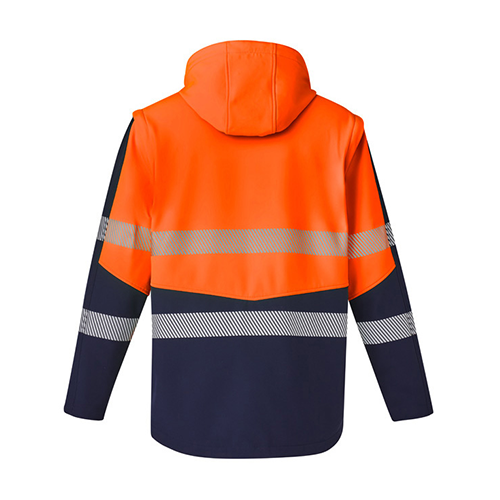 Unisex 2 in 1 Stretch Softshell Taped Jacket | ZJ453