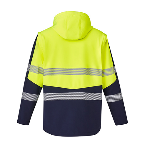 Unisex 2 in 1 Stretch Softshell Taped Jacket | ZJ453