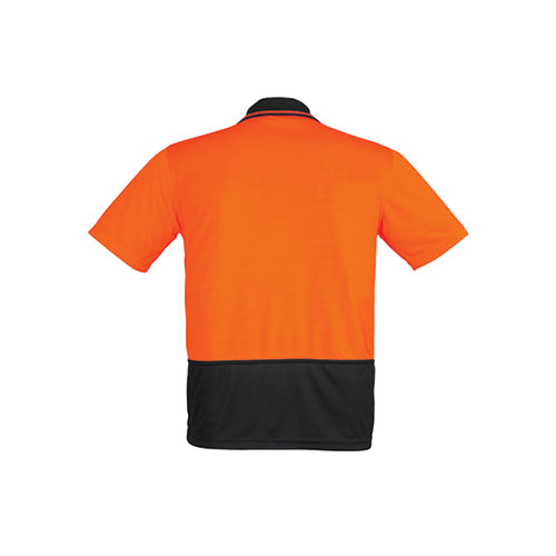 Unisex Hi Vis Basic Short Sleeve Spliced Polo | ZH231