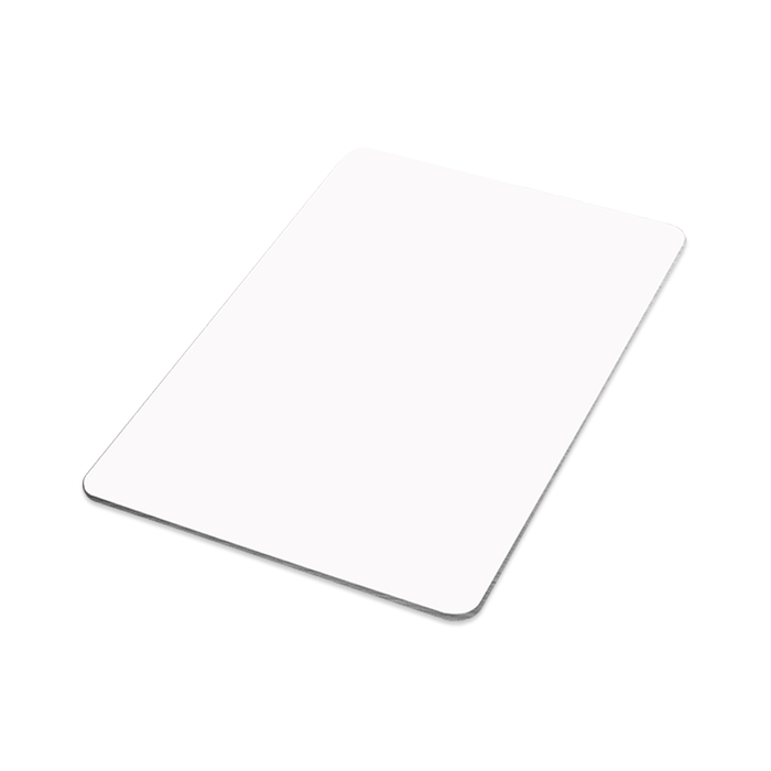 Unisub 3" x 2" Sublimation Aluminium Magnet - w/ 1" Magnet - Gloss White - HeatPressNation