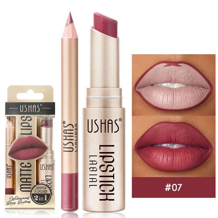 USHAS Professional Lipliner & Lipstick Collection