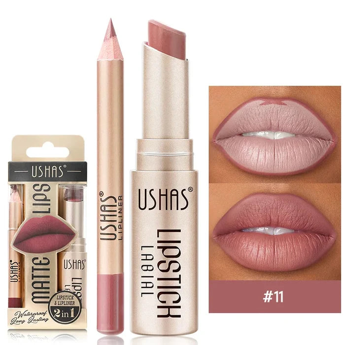 USHAS Professional Lipliner & Lipstick Collection
