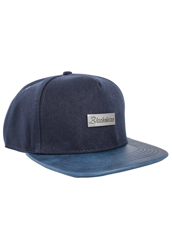Blackskies-Vanguard-Snapback-Cap-Navy-Blue-Side