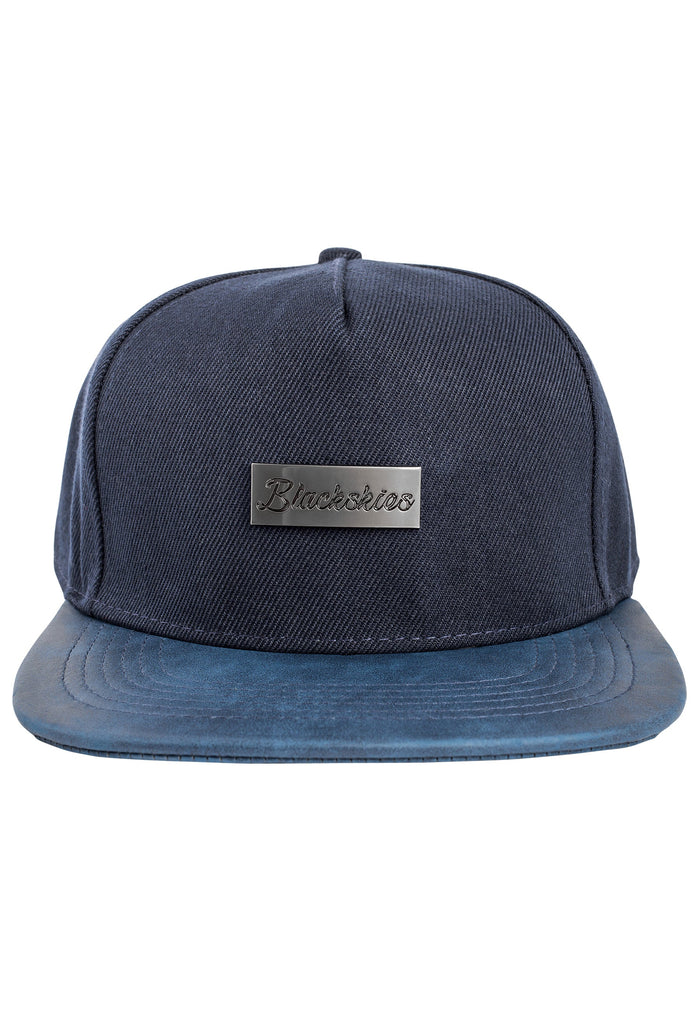 Blackskies-Vanguard-Snapback-Cap-Navy-Blue-Front