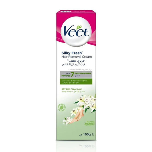 Veet Hair Removal Cream for Dry Skin - 100g, Depilatories