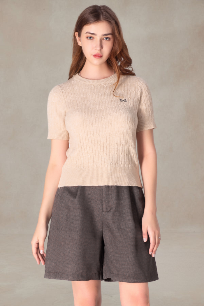 Vicky Cable Knit Top