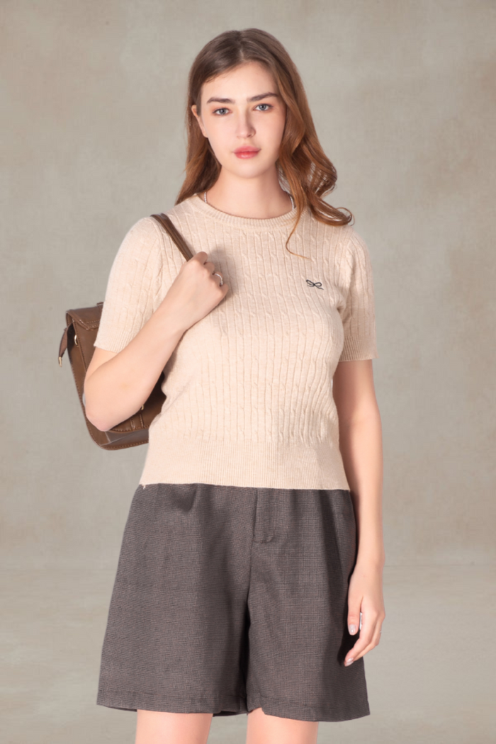Vicky Cable Knit Top