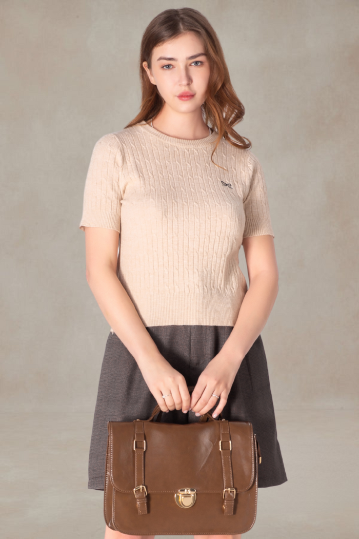 Vicky Cable Knit Top