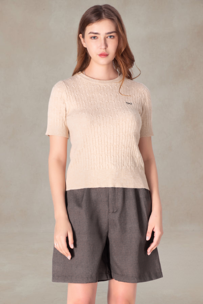 Vicky Cable Knit Top