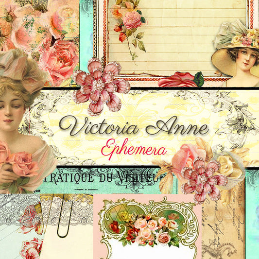 Victoria Anne Digital Collection - Ephemera Digital Pack