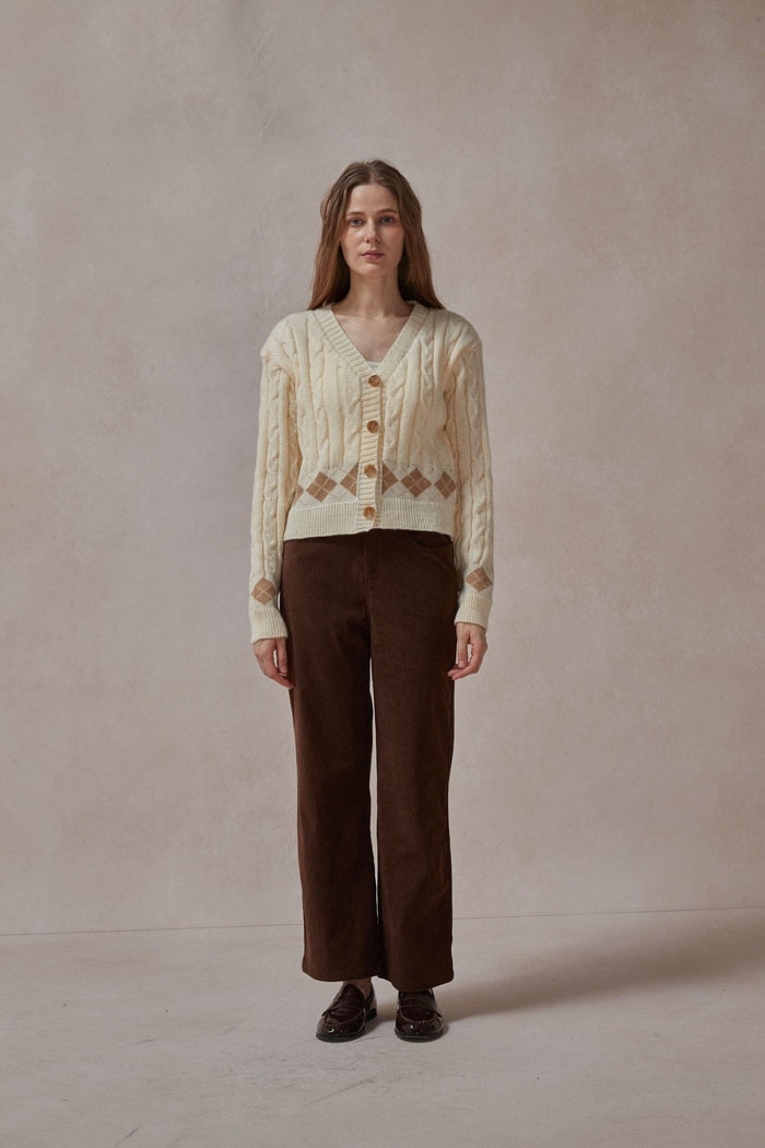 Vivienne Cropped Cardigan Sweater - DAStyle
