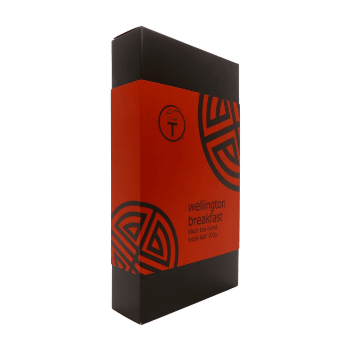 Wellington Breakfast Gift Box front view | tea gift New Zealand | t leaf T