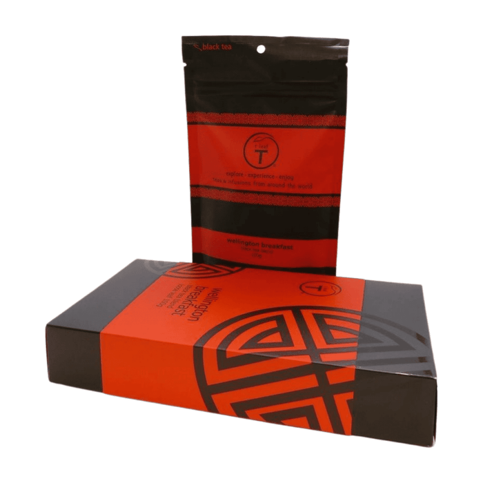 Wellington Breakfast Gift Box side view | tea gift New Zealand | t leaf T