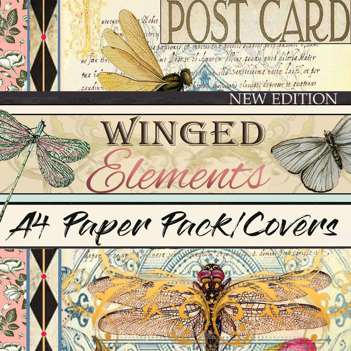 Winged Elements - Digital Journal Kit - Bundle Pack