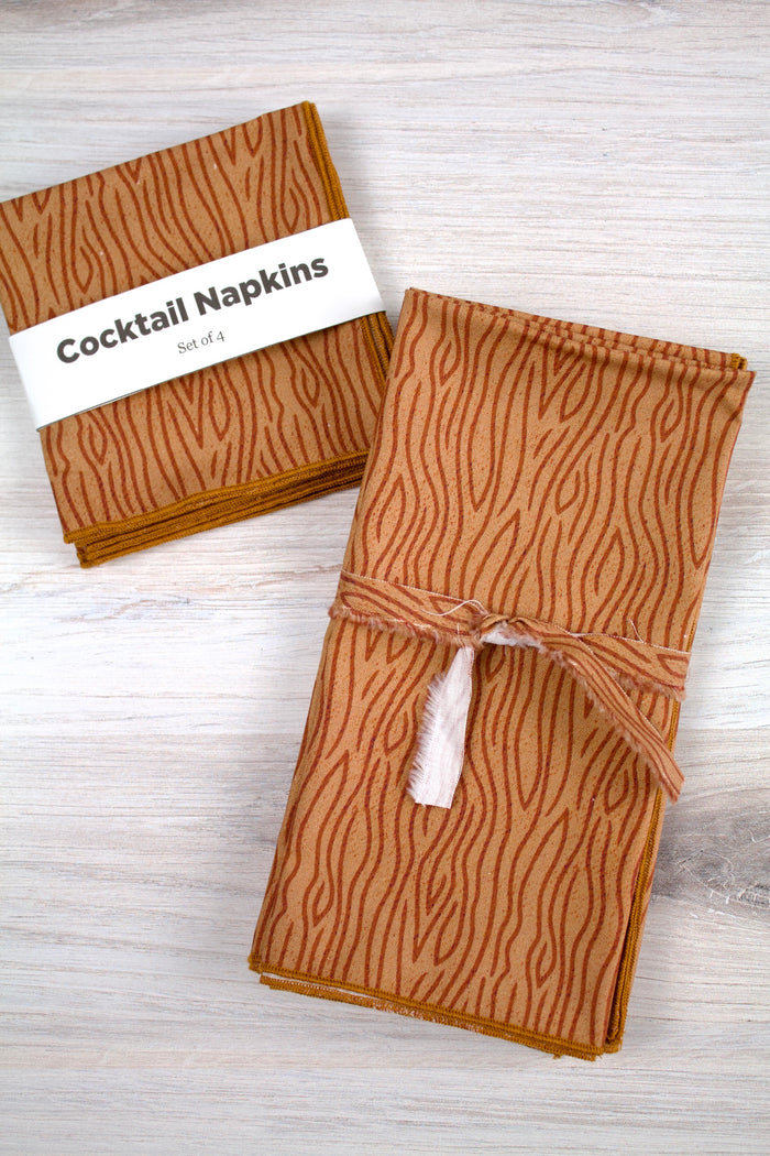 Wood Grain Napkins