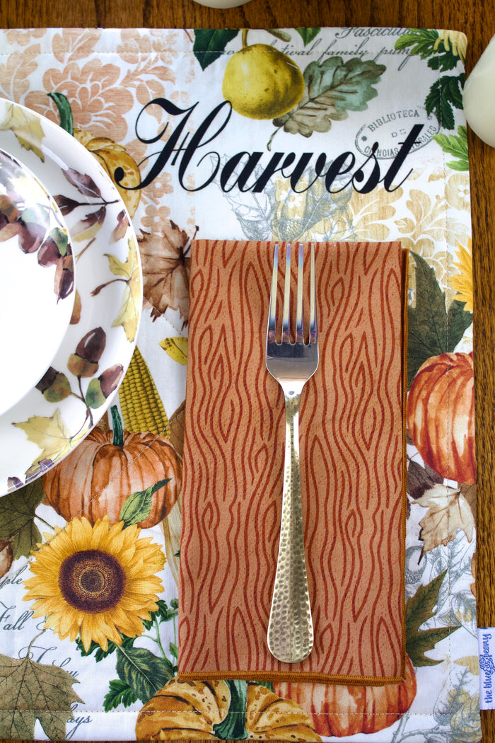 Wood Grain Napkins