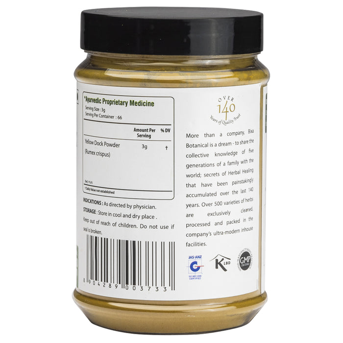 Yellow Dock Root Powder ( Rumex Crispus )