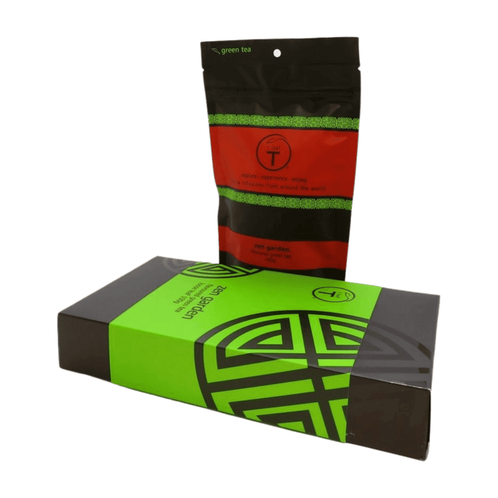 Zen Garden Gift Box side view | tea gift New Zealand | t leaf T