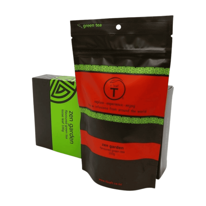 Zen Garden Gift Box detail view | tea gift New Zealand | t leaf T